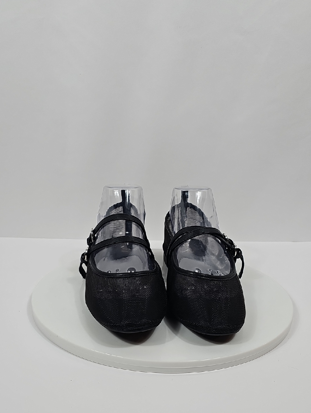 NWOT Abound Galantis Mesh Mary Jane Flats Double-Strap Buckle Shoes Black 8.5 - Picture 4 of 15